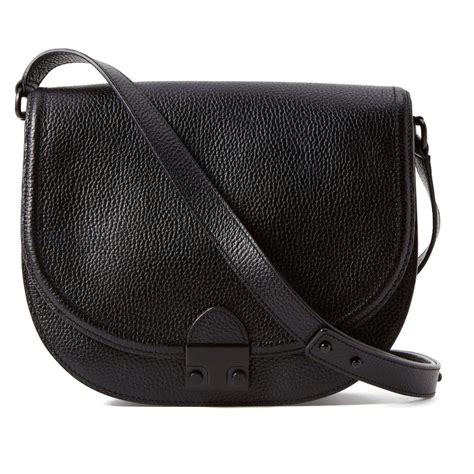 black saddle bag crossbody.